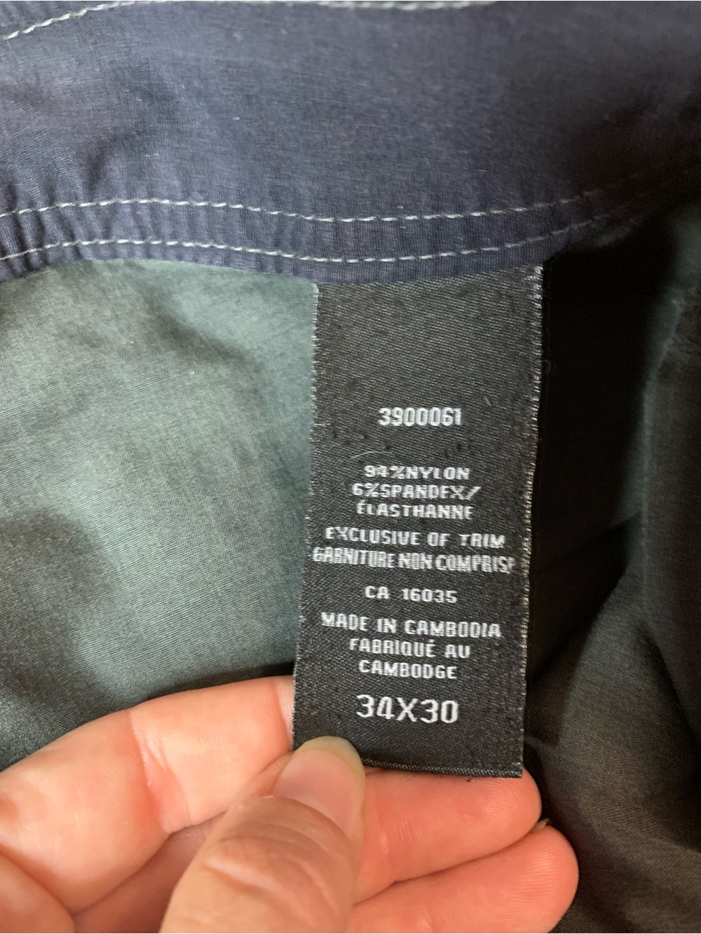 BC Clothing Expedition Men's Gray Hiking Cargo Pants Size 34x30 - Picture 3 of 8